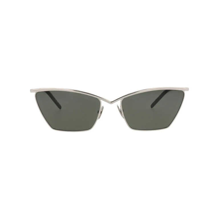 Cat Eye-Frame Metal Sunglasses