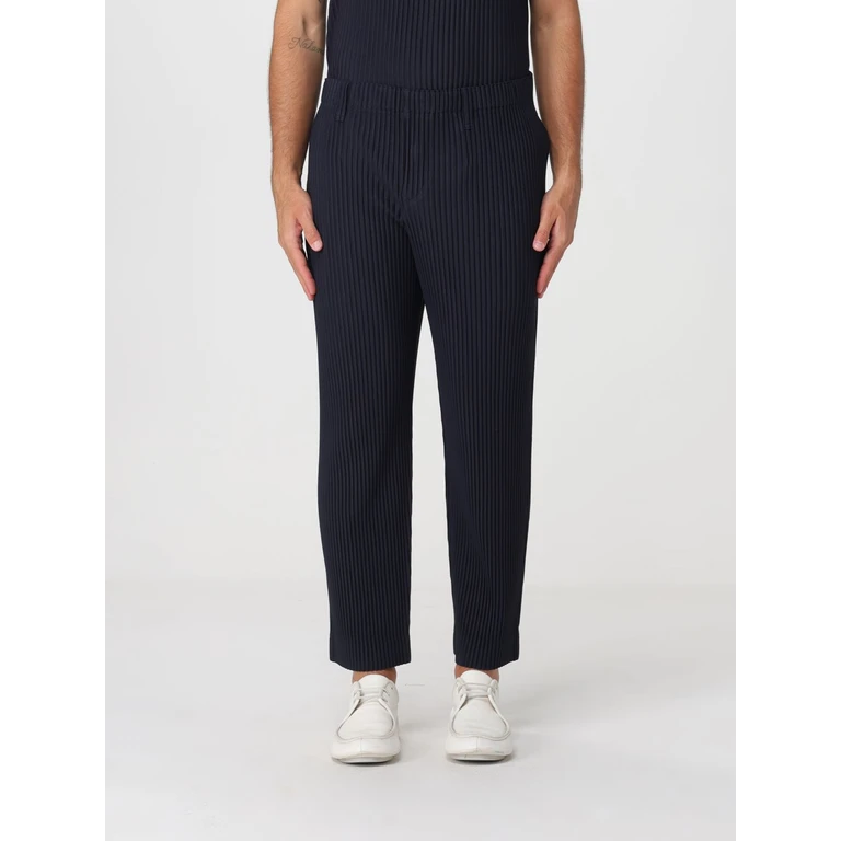 HOMME PLISSE' ISSEY MIYAKE Pleated Slim Fit Crêpe Trousers Homme Plissé Issey Miyake (HP67JF55075)