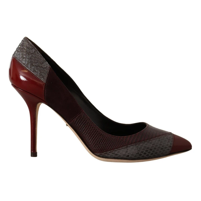 Dolce & Gabbana Multicolor Exotic Leather Heels Pumps Shoes Skins - Women