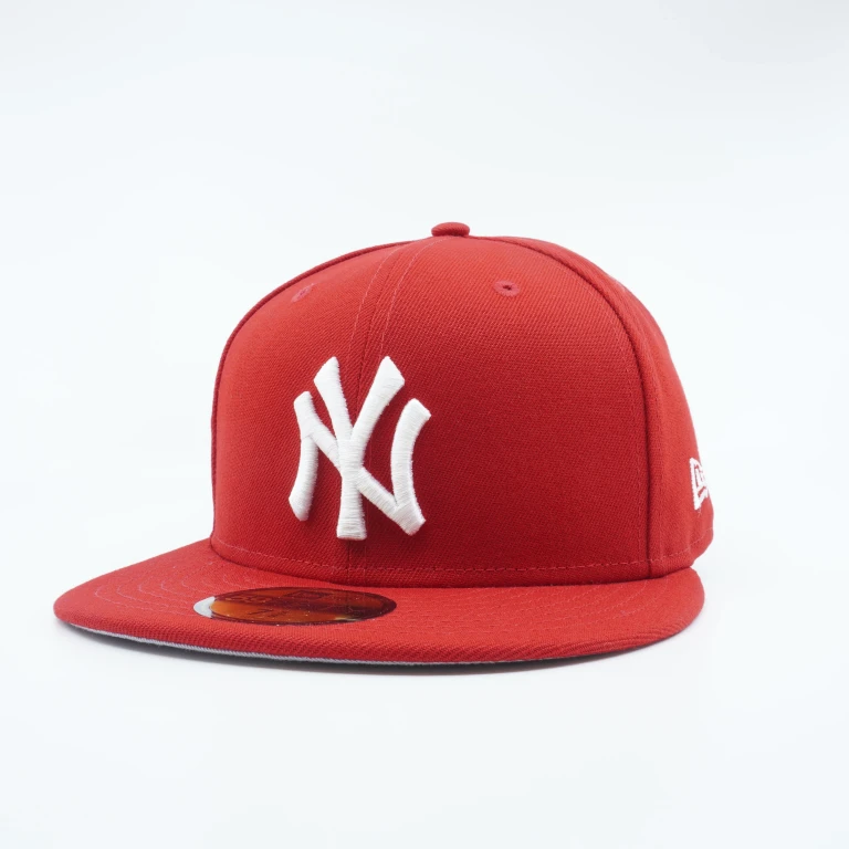 Men's MLB Ny Yankees 5950 Fitted 'Side Pacth World Series'-Red
