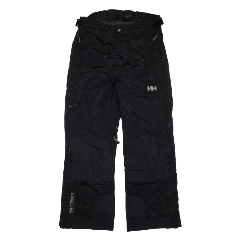 HELLY HANSEN Mens Trousers Black Relaxed Bootcut W30 L27