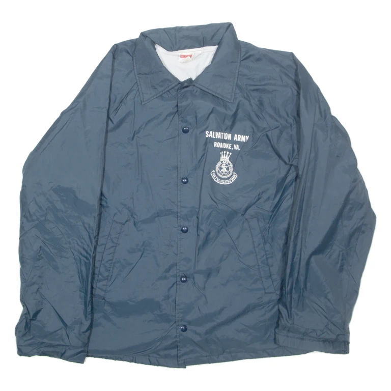 HARTWELL Mens Workwear Jacket Blue Nylon USA L