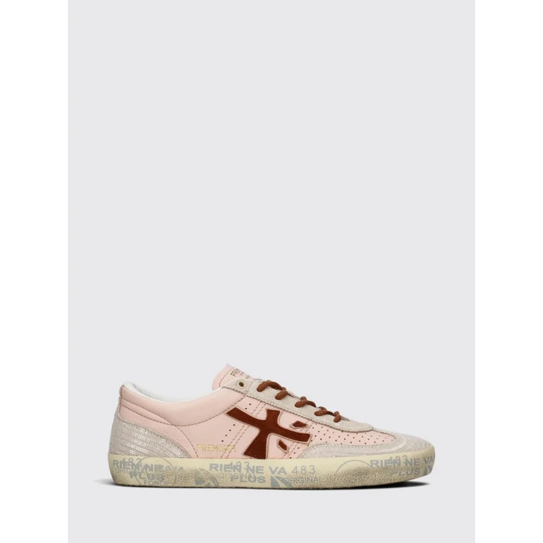David Leather and Suede Low-Top Sneakers with Padded Ankle (DAVIDD8293)