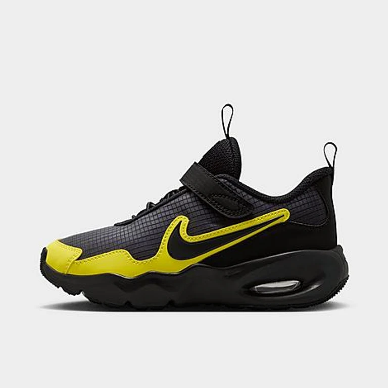 Nike Little Kids Air Max Nova Casual Shoes in Black/Sonic Yellow/Black Size: 1.0