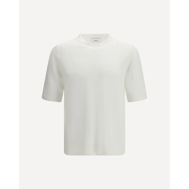 LARDINI Linen and cotton knit T-shirt Male L