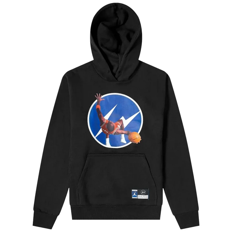 Men's X Fragment Image Pullover Hoodie Sweaters