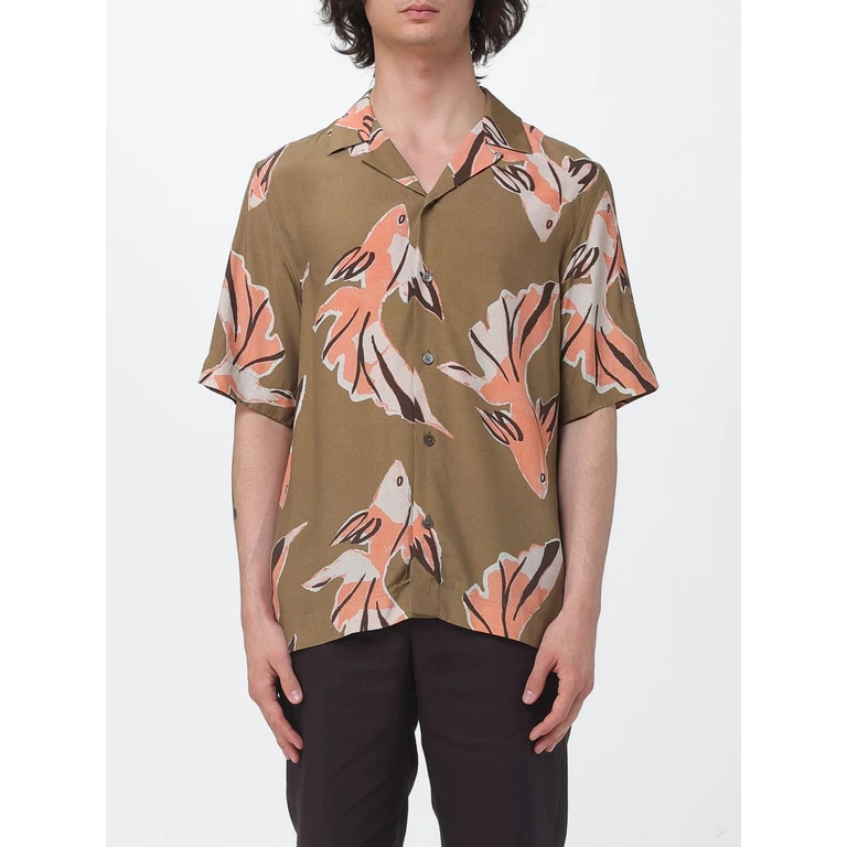 Shirt Men color Green (M1R905UV0299932)