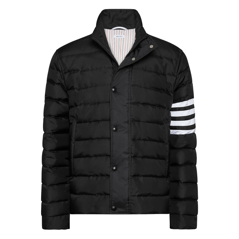 Four-bar Stripe-detail Jacket