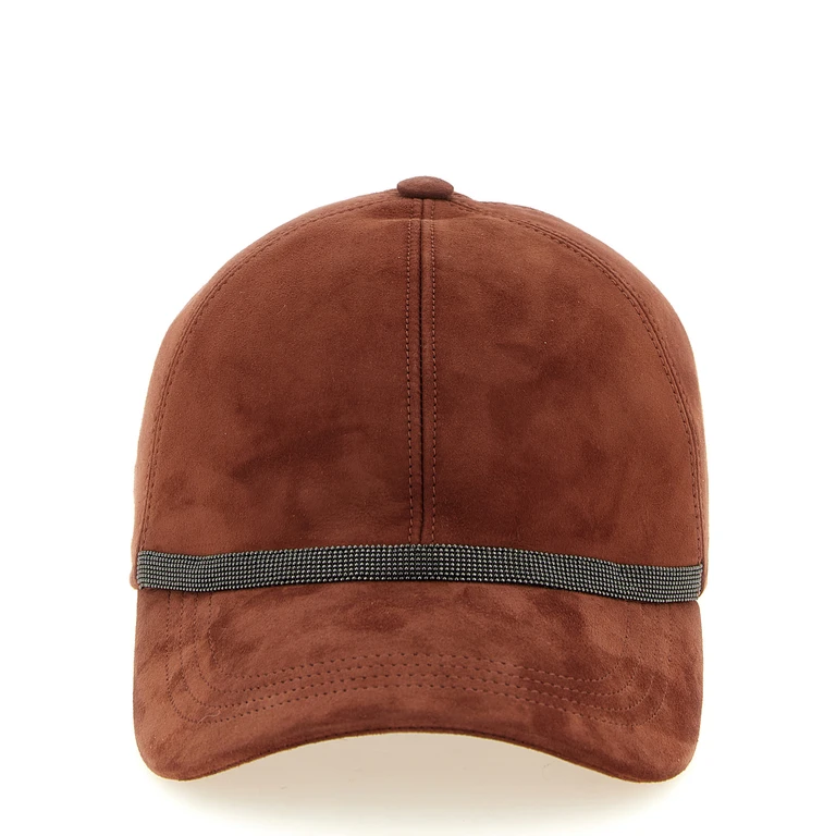 Brunello Cucinelli Multicolor Lamb Leather Cap (baseball Hat) - Women