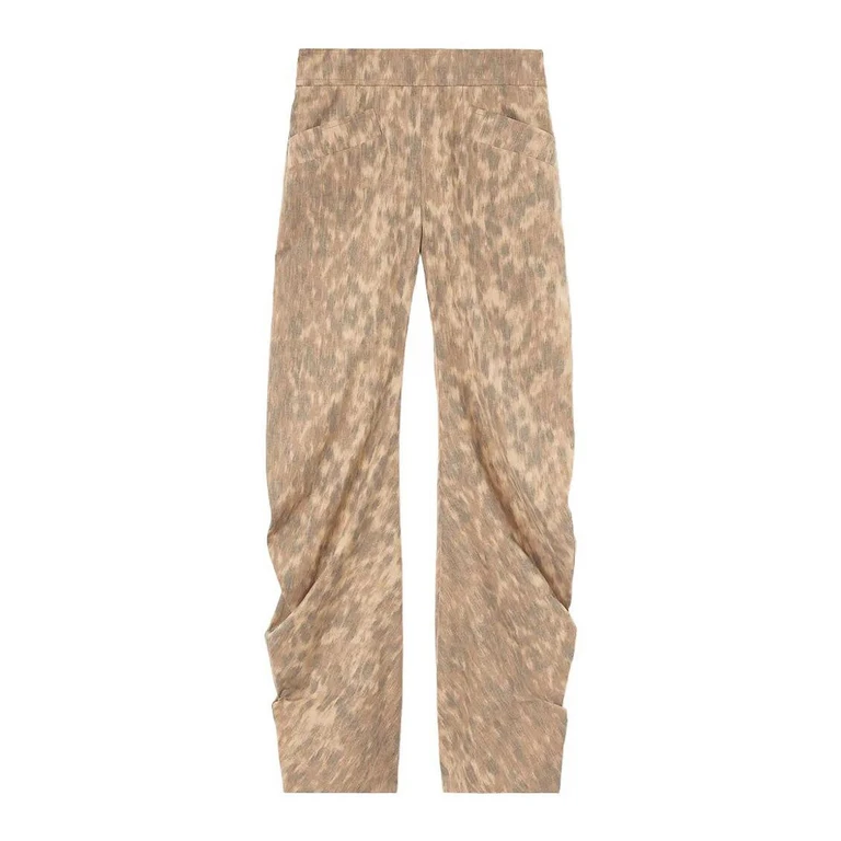 Ganni Pantalons Décontractés - Crème (A1080155ZZT)