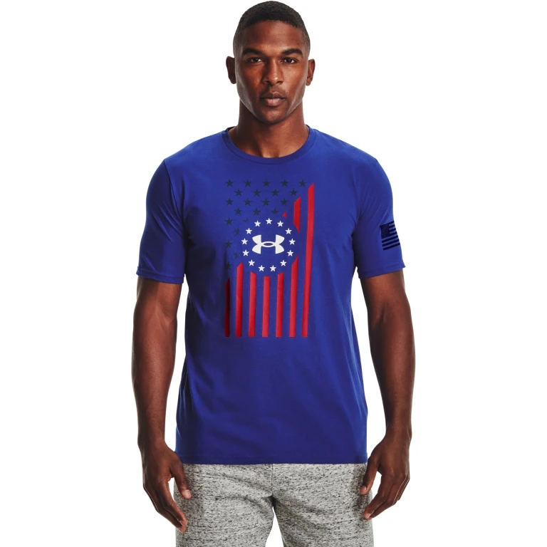 Men's Freedom Chest Flag T-Shirt