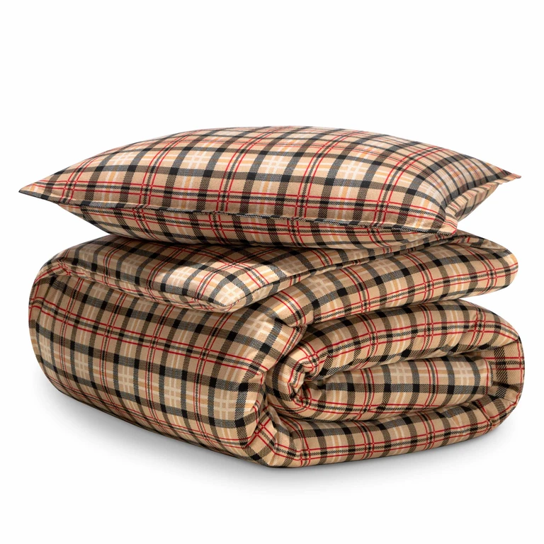 Flannel Duvet Cover & Sham Set