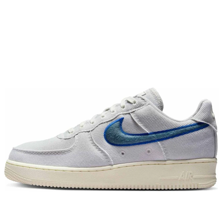 Men's Air Force 1 Low Canvas 'Photon Dust Game Royal' Sneakers