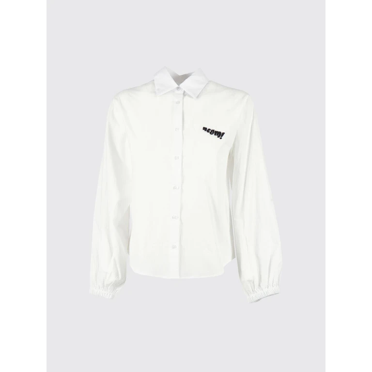 MSGM KIDS Shirt Kids color White (MSJGSI123001)