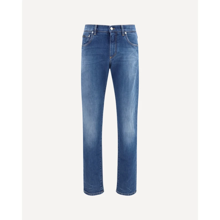 Slim stretch Jeans with DG logo Male 50