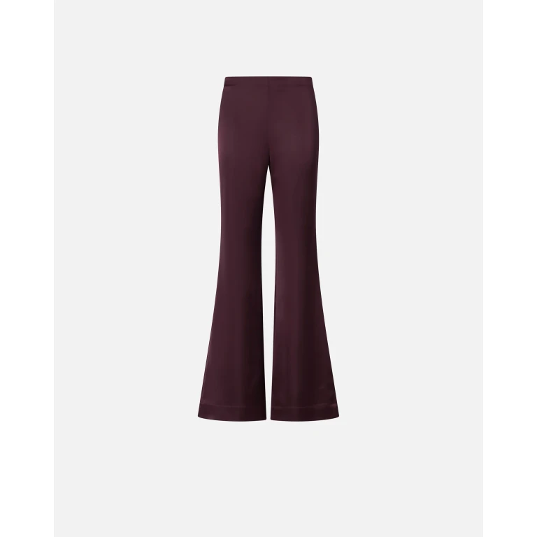 Pinko - Pantalon évasé en satin - 36