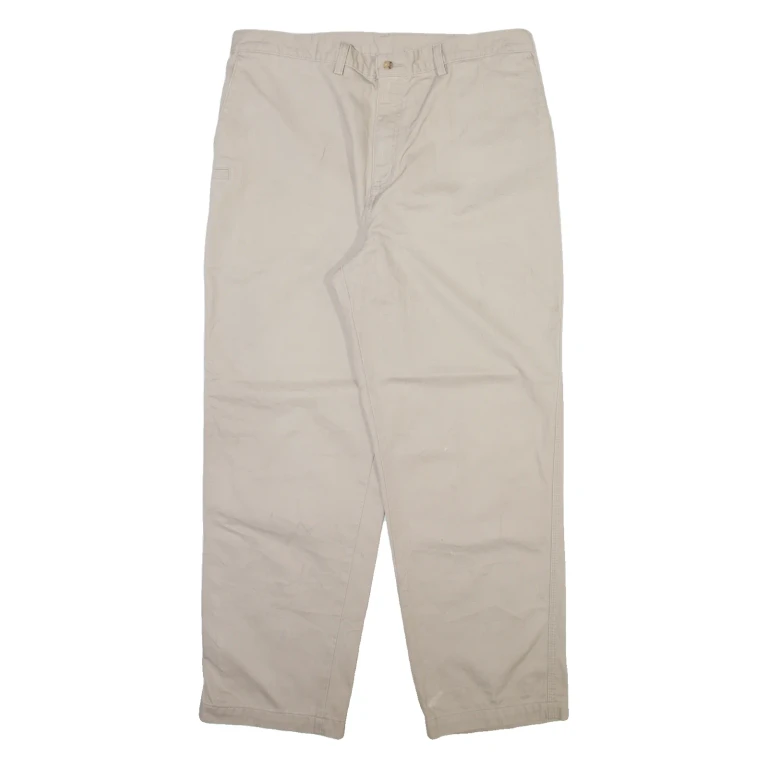CARHARTT Mens Trousers Beige Relaxed Straight W38 L30