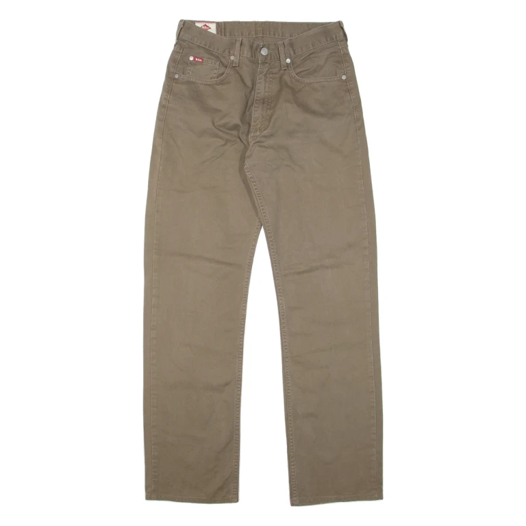 LEE COOPER Mens Trousers Green Regular Straight W30 L32