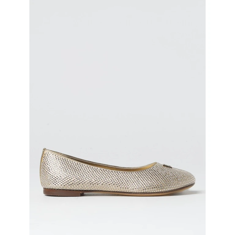ballerinas in leather and rhinestones (D10510AA63087610)
