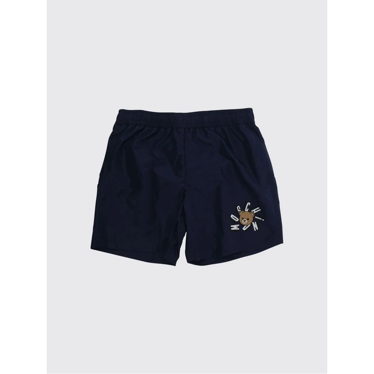 Boy's Swimming Shorts in Polyester with Contrast Logo (HUL01LLKA0240016)