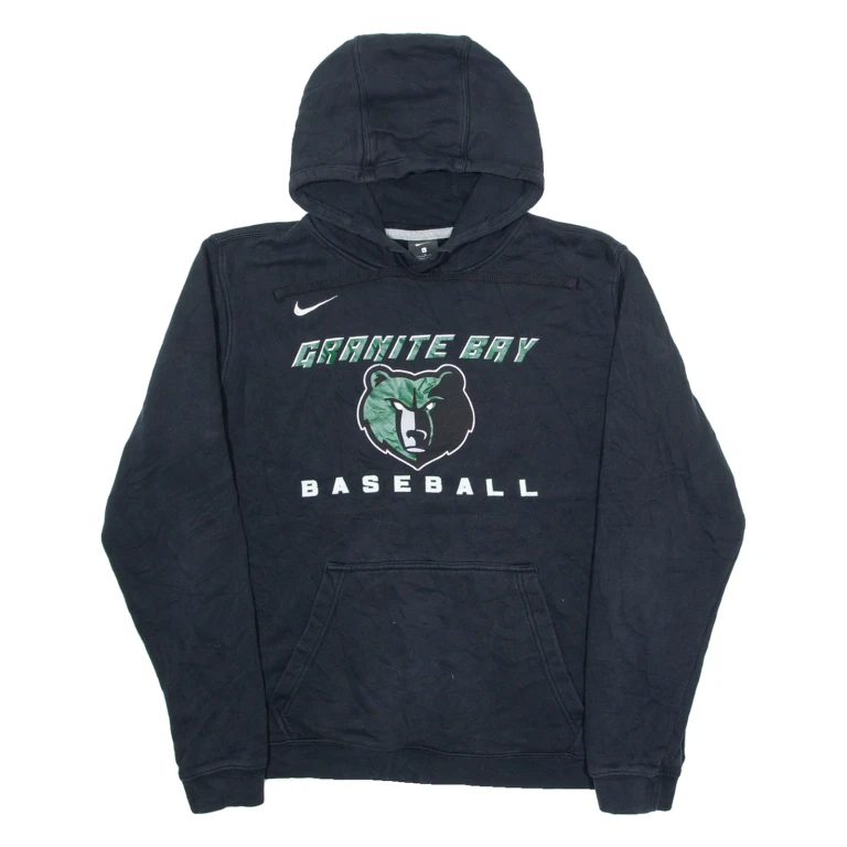 NIKE Granite Bay Baseball Mens Blue Hoodie USA L