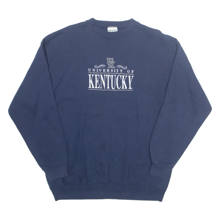 BRAIR CREEK SPORTSWEAR University Of Kentucky Mens Sweatshirt Blue 90s USA XL