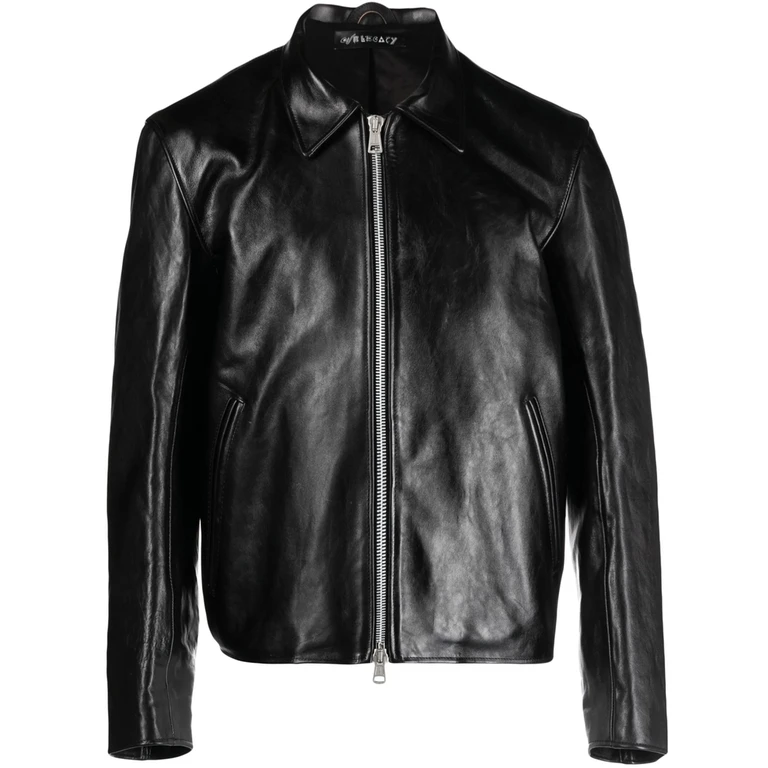 Mini Leather Zipped Jacket