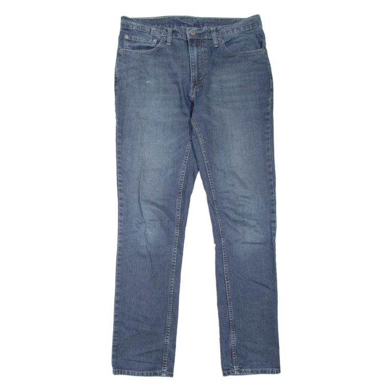 LEVI'S 511 Jeans Mens Blue Slim Straight Stone Wash W32 L32