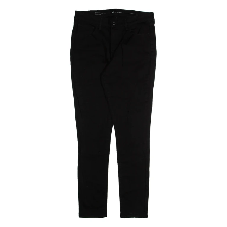 LEVI'S High Rise Womens Trousers Black Slim Skinny W32 L32