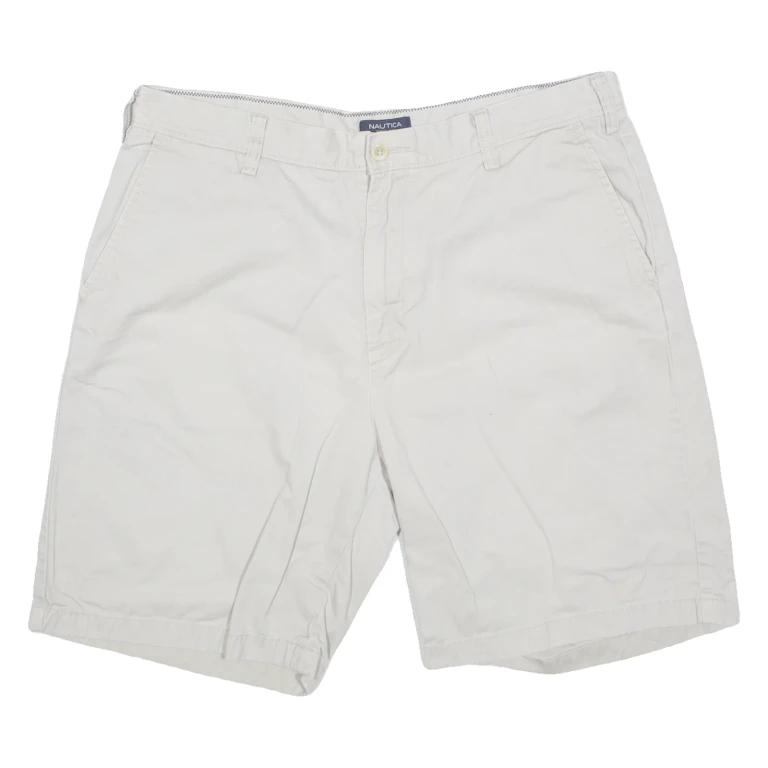 NAUTICA Mens Chino Shorts Beige L W38
