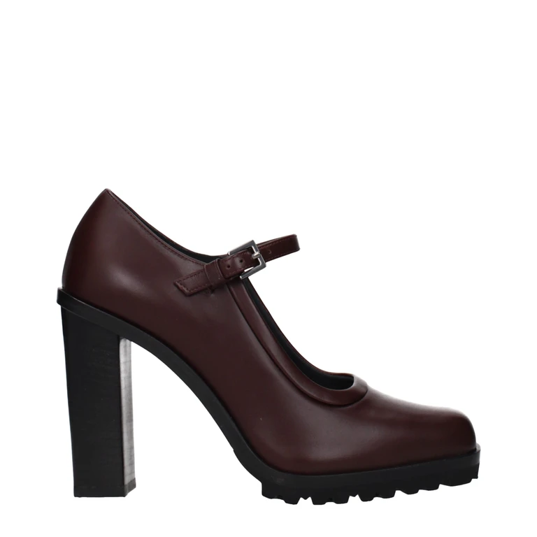 Max Mara Brown Leather High Heel Pumps - Women