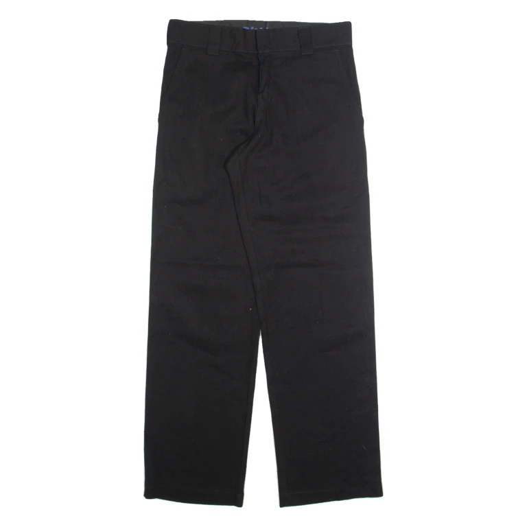 DICKIES Chino Mens Trousers Black Regular Straight W30 L30