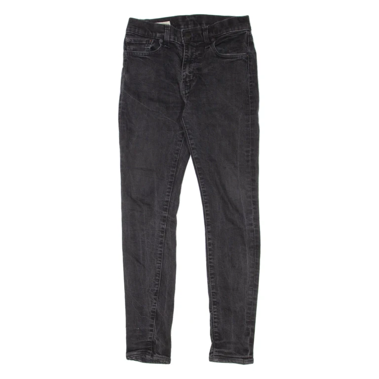 LEVI'S Taper BIG E Mens Jeans Black Slim Skinny W27 L30