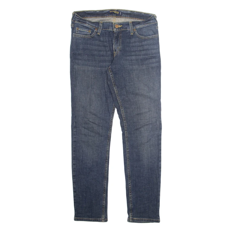 LEVI'S Womens Jeans Blue Regular Tapered Stone Wash W30 L30