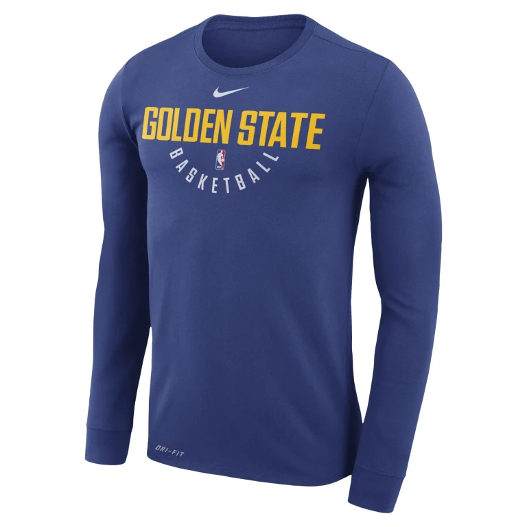 Men's NBA Golden State Warriors Dri-Fit Long Sleeve T-Shirt