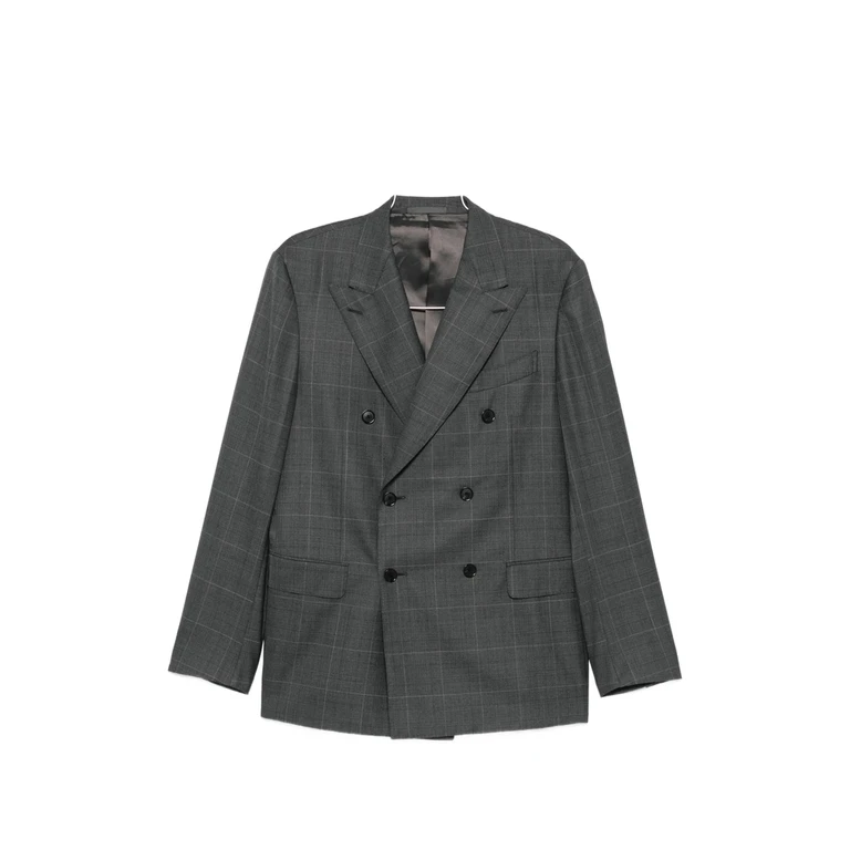 Check Double-breasted Suit