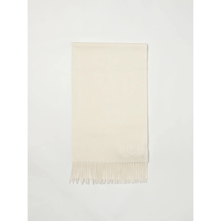 Max Mara White Cashmere Scarf - Women