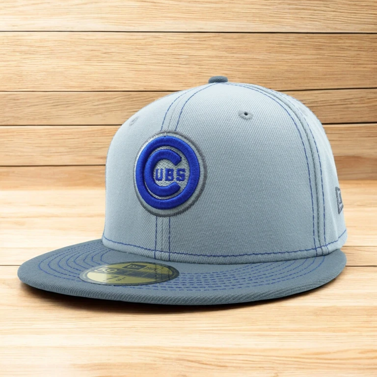 Men's MLB Chicago Cubs 5950 Gray Pop Fitted Gray