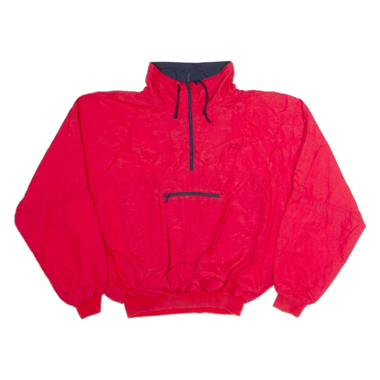 MATIN BLEU Mens Track Jacket Red XL