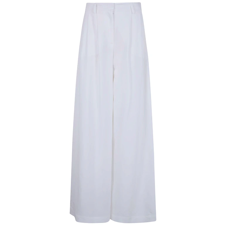 DRHOPE Wide Leg Pince Trousers