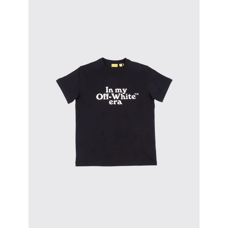 OFF-WHITE KIDS T-Shirt Kids color Black (OBAA002S26JER007001)