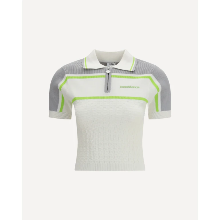 CASABLANCA Tennis Polo Shirt Female L