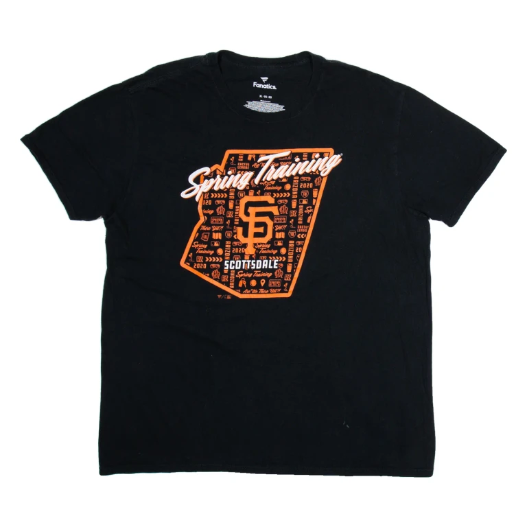 FANATICS San Francisco Giants Mens T-Shirt Black USA XL