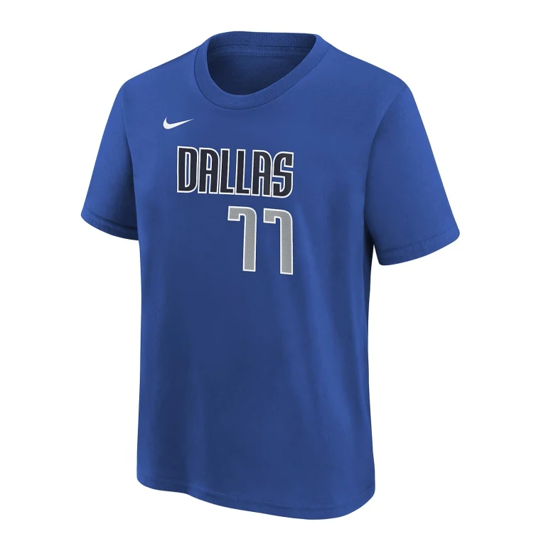 Youth NBA Mavericks '77 Doncic'Logo N & N T-Shirt T-Shirts