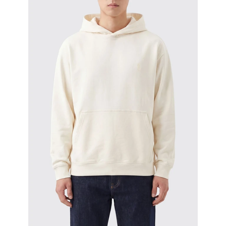 Cotton Hoodie with Kangaroo Pocket (VS071HOWHITE)