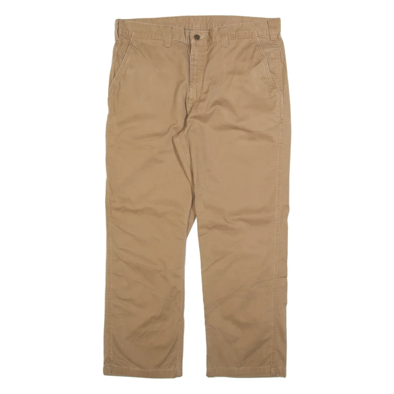 CARHARTT Mens Trousers Beige Relaxed Straight W30 L38