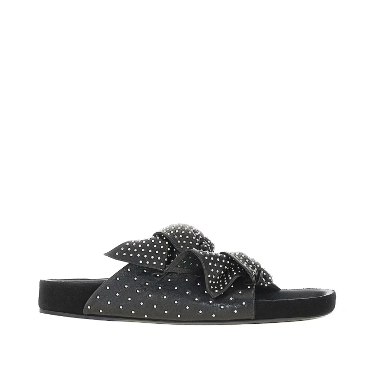 Sandales Lennyo Bow en cuir nappa Isabel Marant