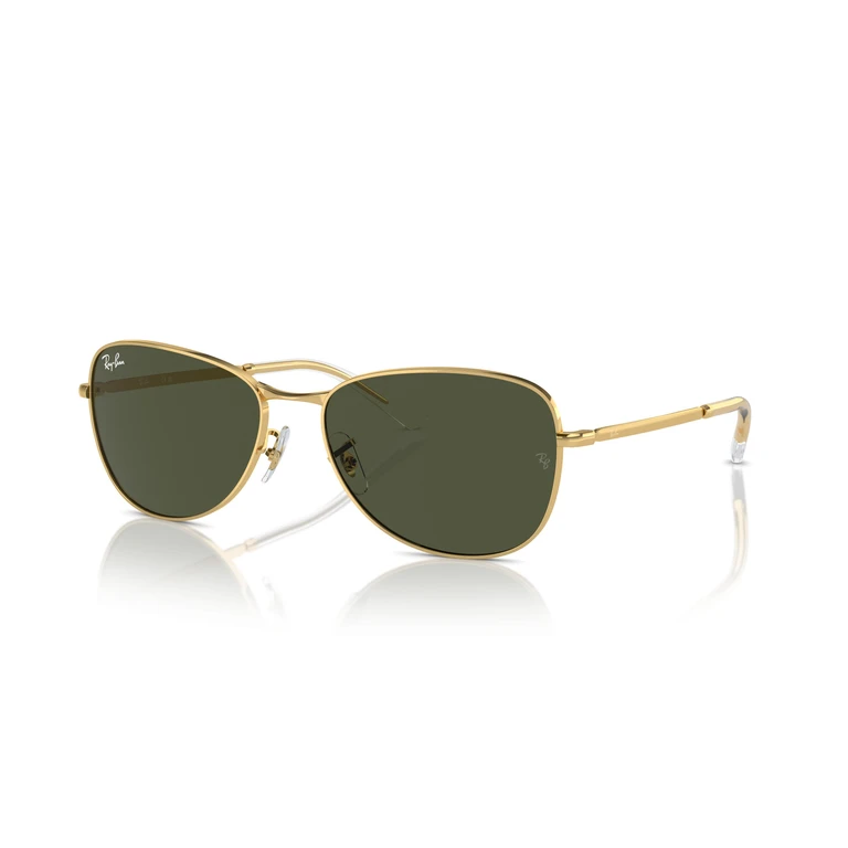 Ray Ban Green Oval Unisex Sunglasses RB3733 001/31 56