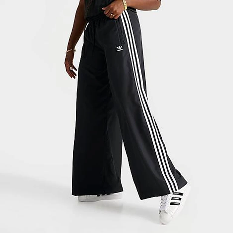 adidas Women's Originals Adilenium Season 3 Oversized Track Pants in Black Size: XS
