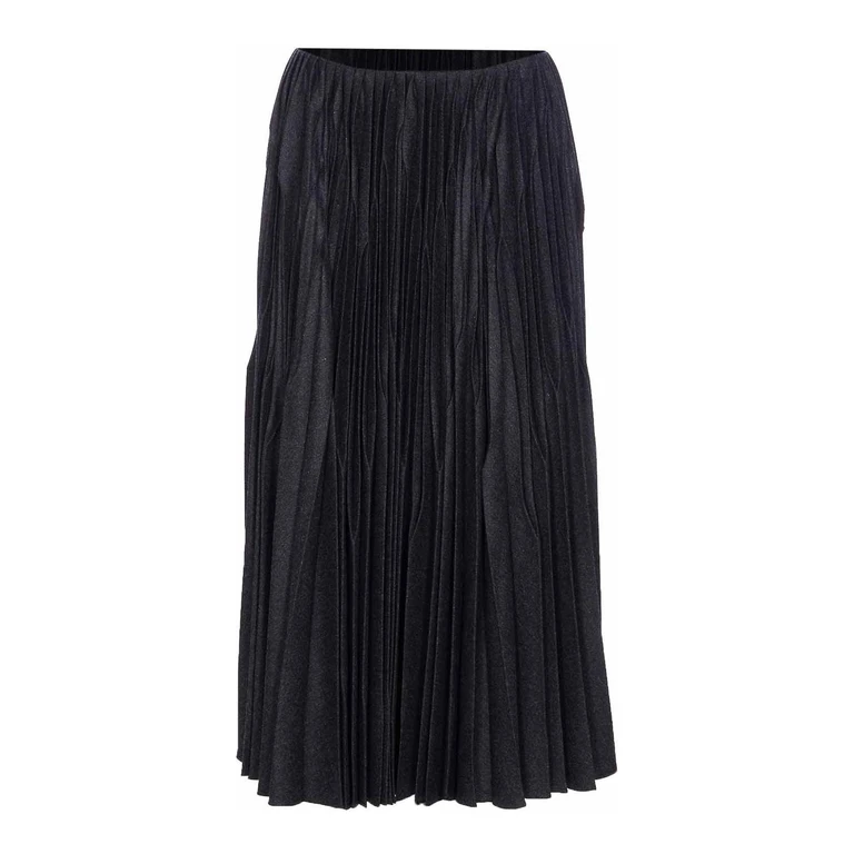 Alaïa Jupe Midi - Gris (AA9J2288X078B840)